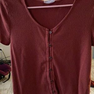 Juniors size large crop top